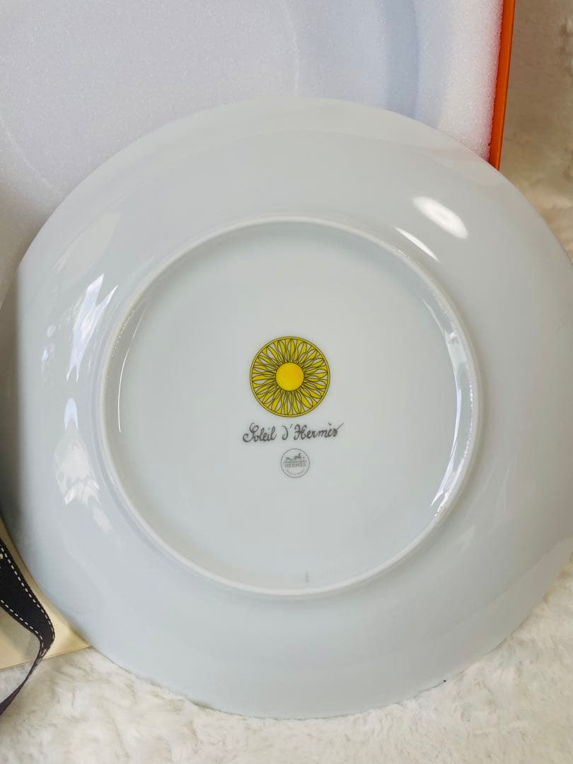 新品未使用 エルメス デザートプレート 2枚  ソレイユ