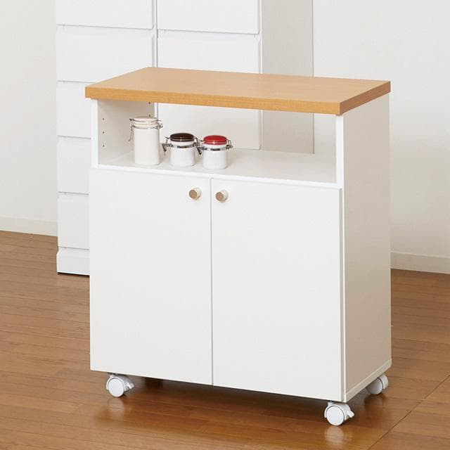 《新品・送料無料》《日本製》スマートワゴン60 (ホワイト)