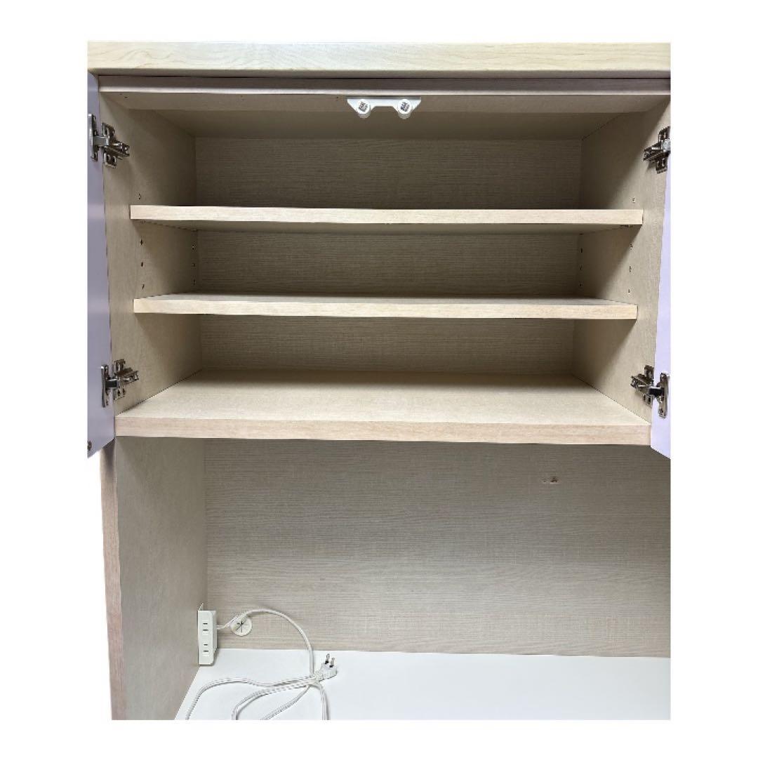 直接お渡し限定　キッチン収納 食器棚 ガラス扉付き