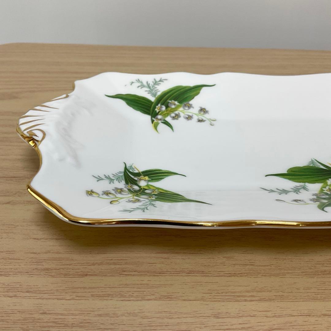 ハマースレイ　すずらん　サンドウィッチプレート　勿忘草シュガークリーマー