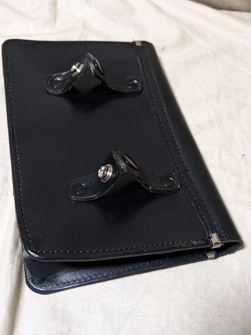 専用　昭和　白バイ　警官　交通機動隊 切符　書類　小物入 ベルト用バッグ　2点