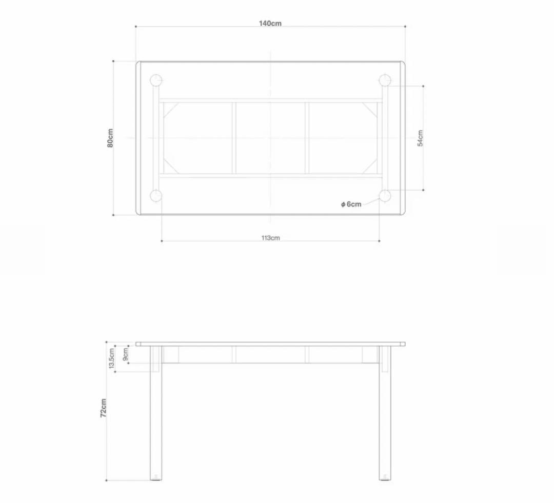 MUJI 無印良品 木製テーブル 140×80 美品