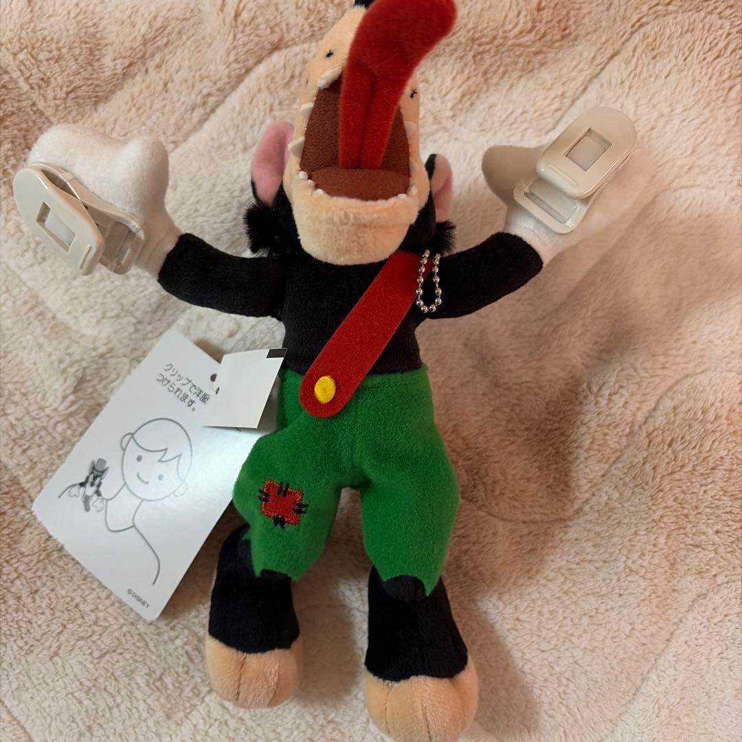 ディズニー ビッグバッドウルフ 肩のせ ぬいぐるみ くっつきぬいぐるみ