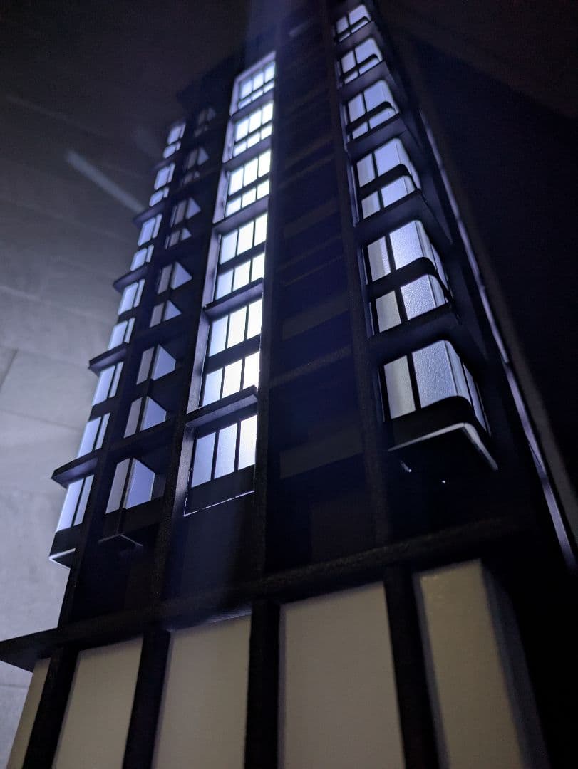 Nゲージ 自作ストラクチャー 高層マンション タワマン - メルカリ