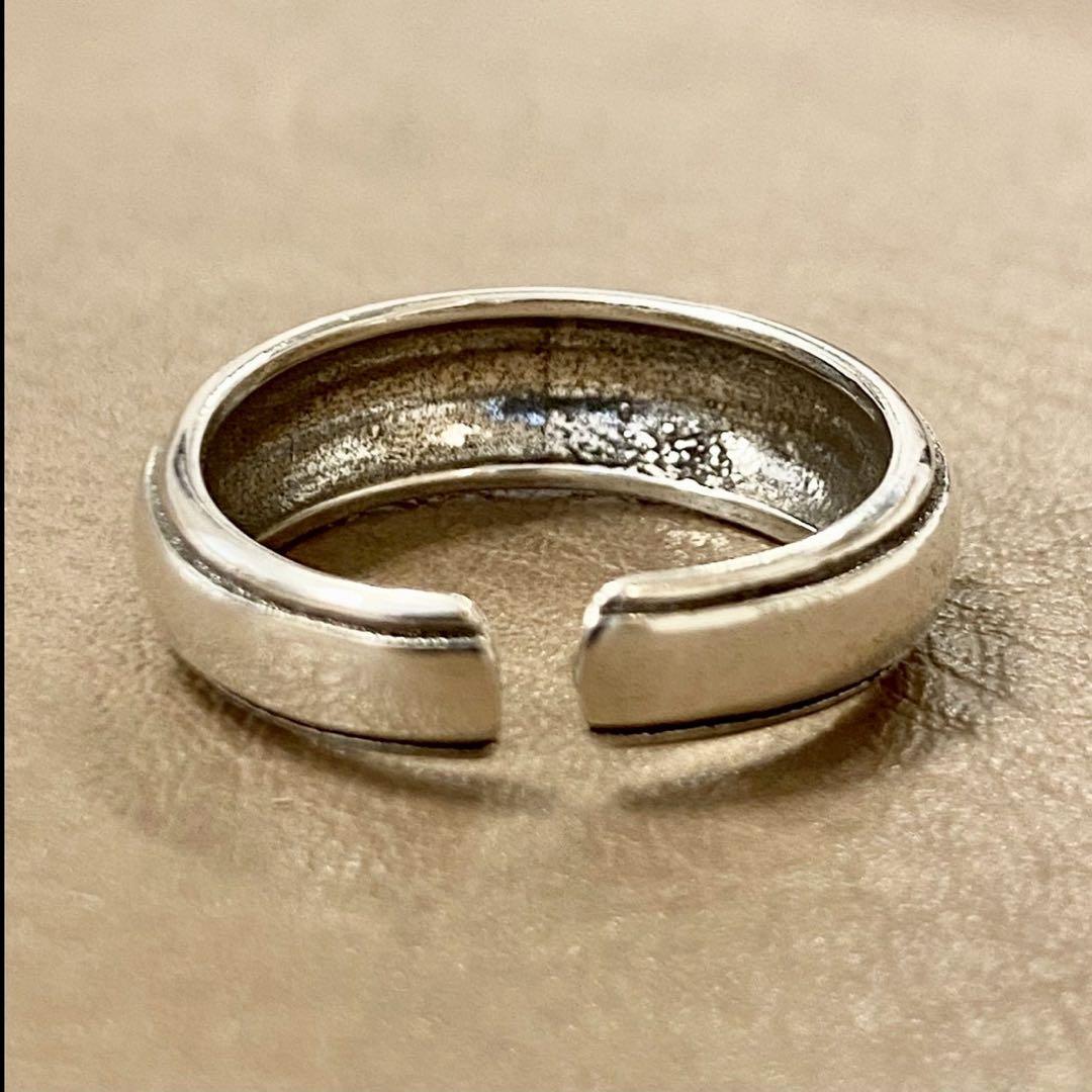 波状模様 シルバー リング メキシカン ヴィンテージ アンティーク【R