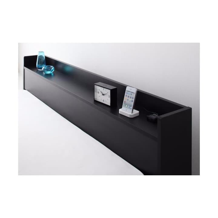 期間限定特価　送料無料　フロアシングルベッド　マットレス付き