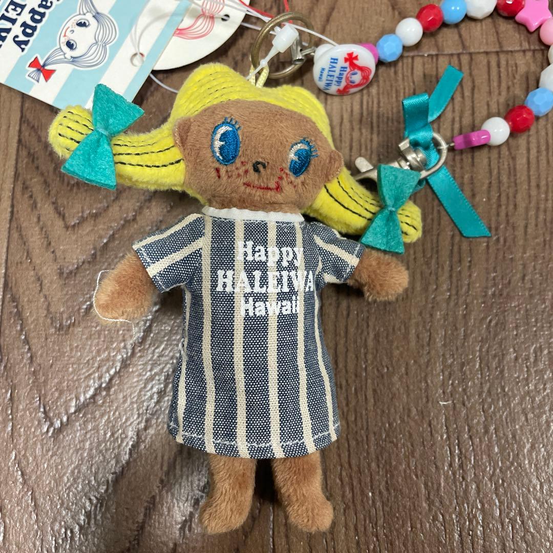 新品 ハワイ ハッピーハレイワ ぬいぐるみキーホルダー - メルカリ