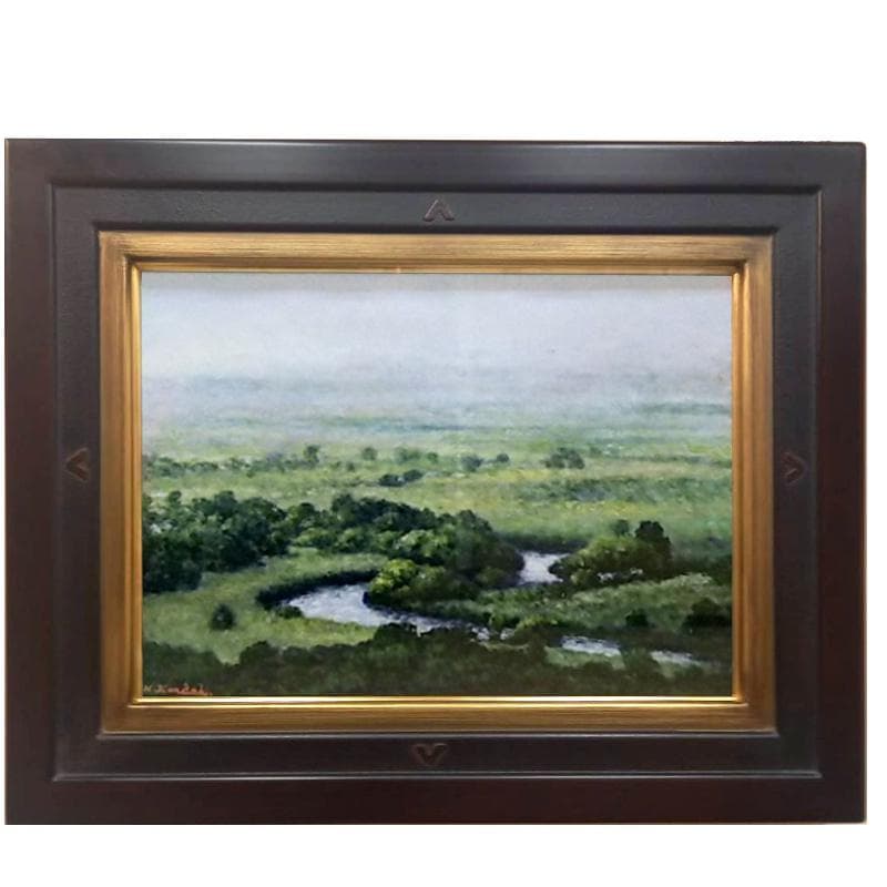 ★近藤 博史 ★「湿 原 」油絵Ｆ4号　新品！