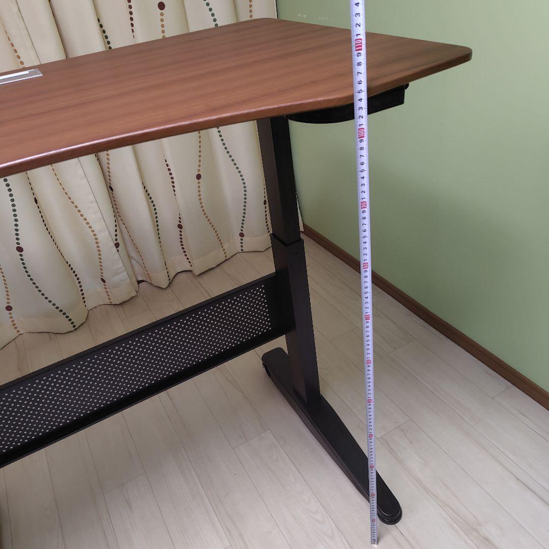【限定出品】昇降　デスク　120cm×60cm　高さ70〜105cm