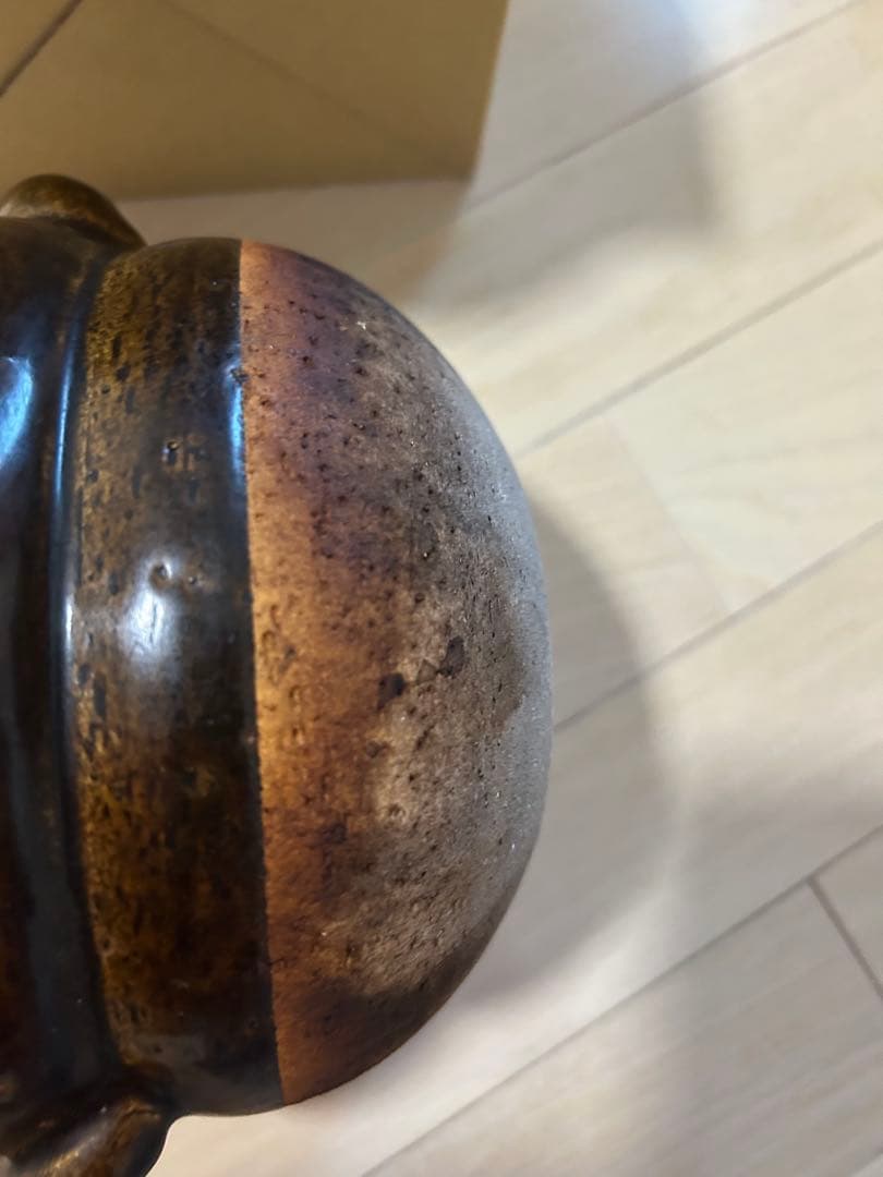 長谷園　伊賀土鍋 雑炊鍋　アメ釉 伊賀 雑炊 鍋 (1-2人用) NM-34