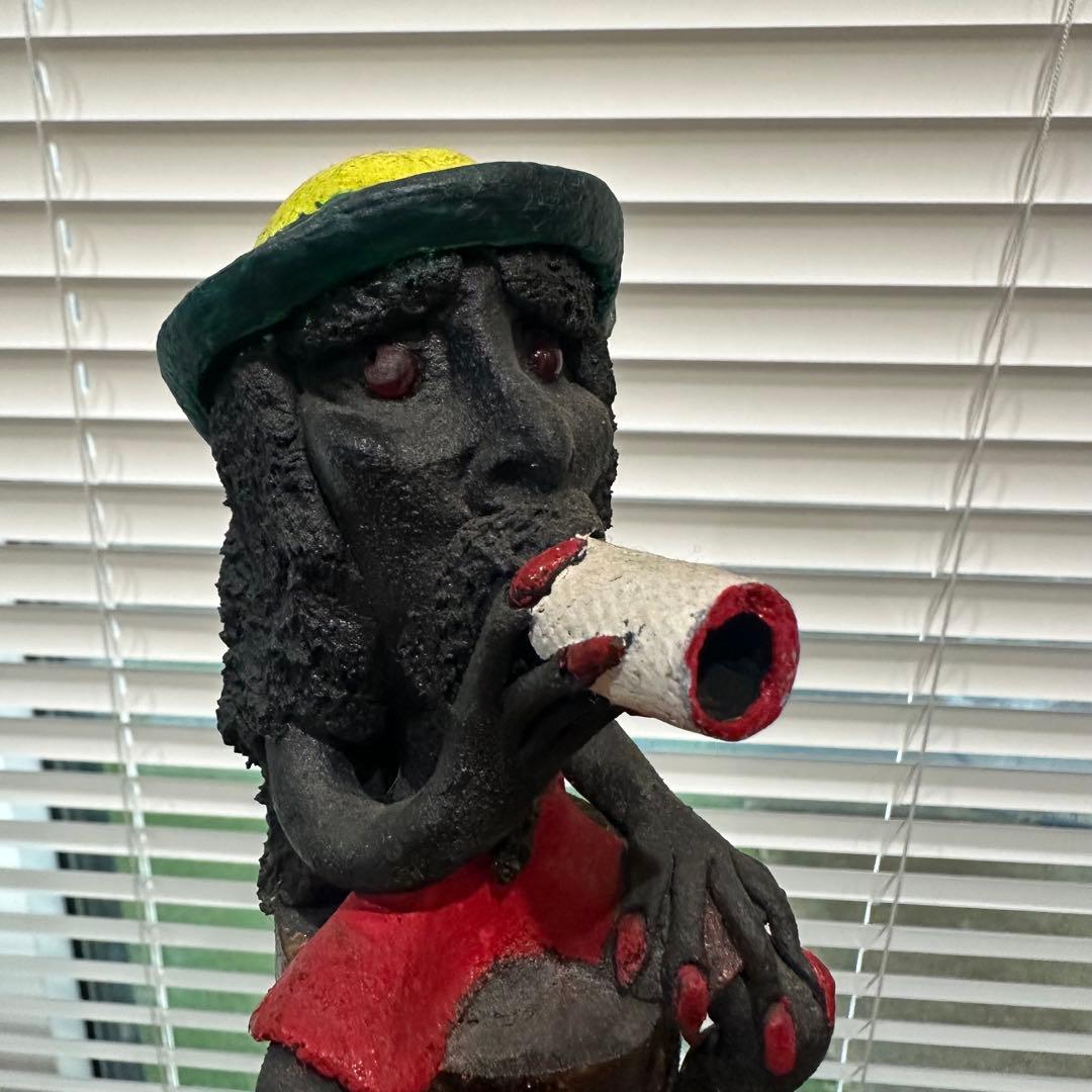 ラスタマン ジャマイカ レゲエ お香立て インセンスホルダー スモーク ドレッド