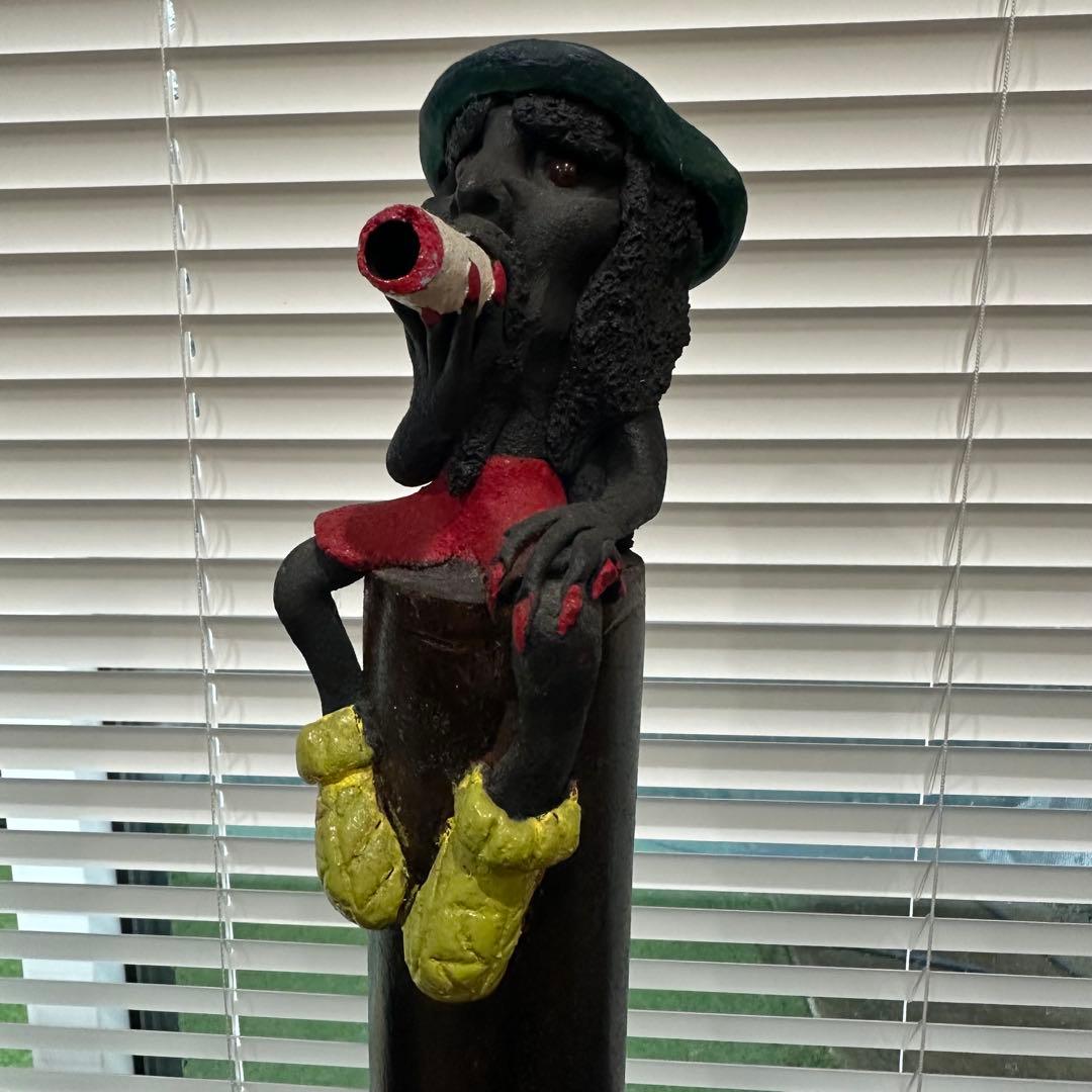 ラスタマン ジャマイカ レゲエ お香立て インセンスホルダー スモーク ドレッド