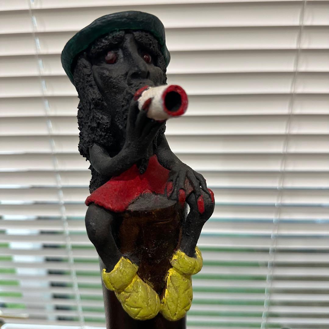 ラスタマン ジャマイカ レゲエ お香立て インセンスホルダー スモーク ドレッド