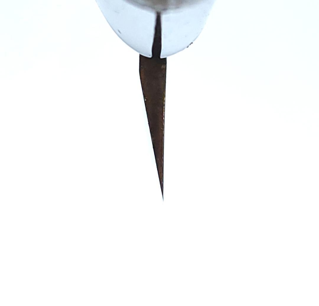 左利き用 手打鍛造 炭素鋼 柳刃包丁 240㎜ G2172 焼柄 月光作