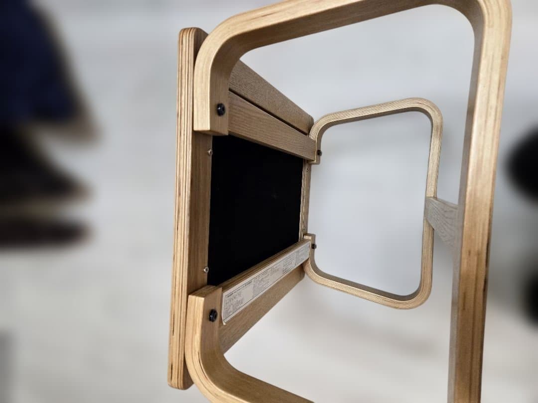 無印良品　オーク材　オットマン　リビングでもダイニングでも使えるベンチ