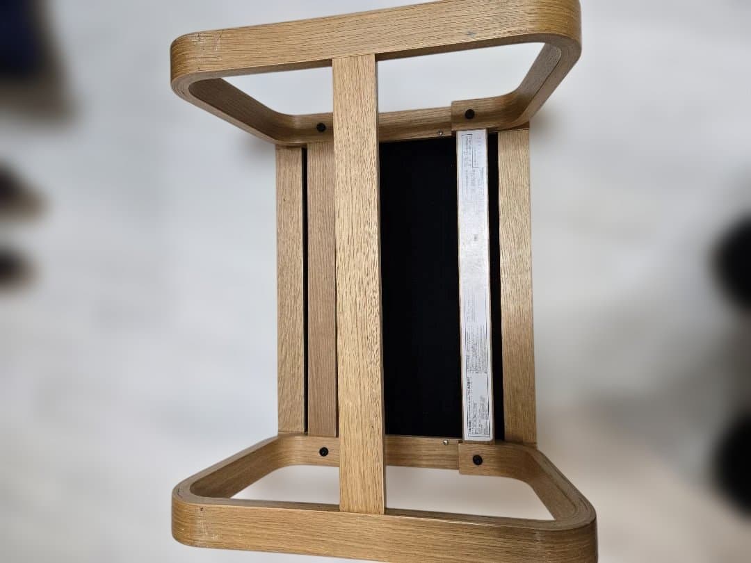 無印良品　オーク材　オットマン　リビングでもダイニングでも使えるベンチ