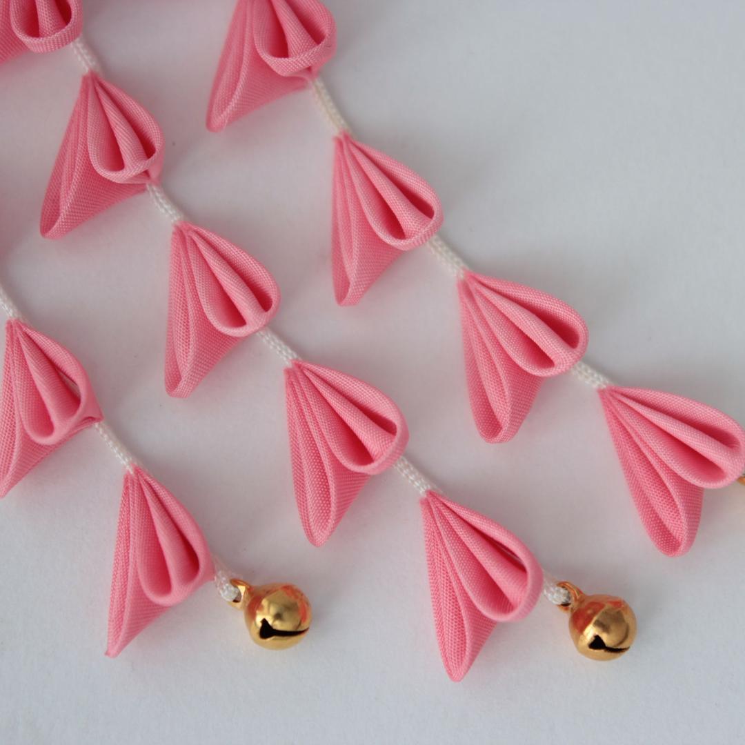 髪飾り つまみ細工 可憐《受注制作》