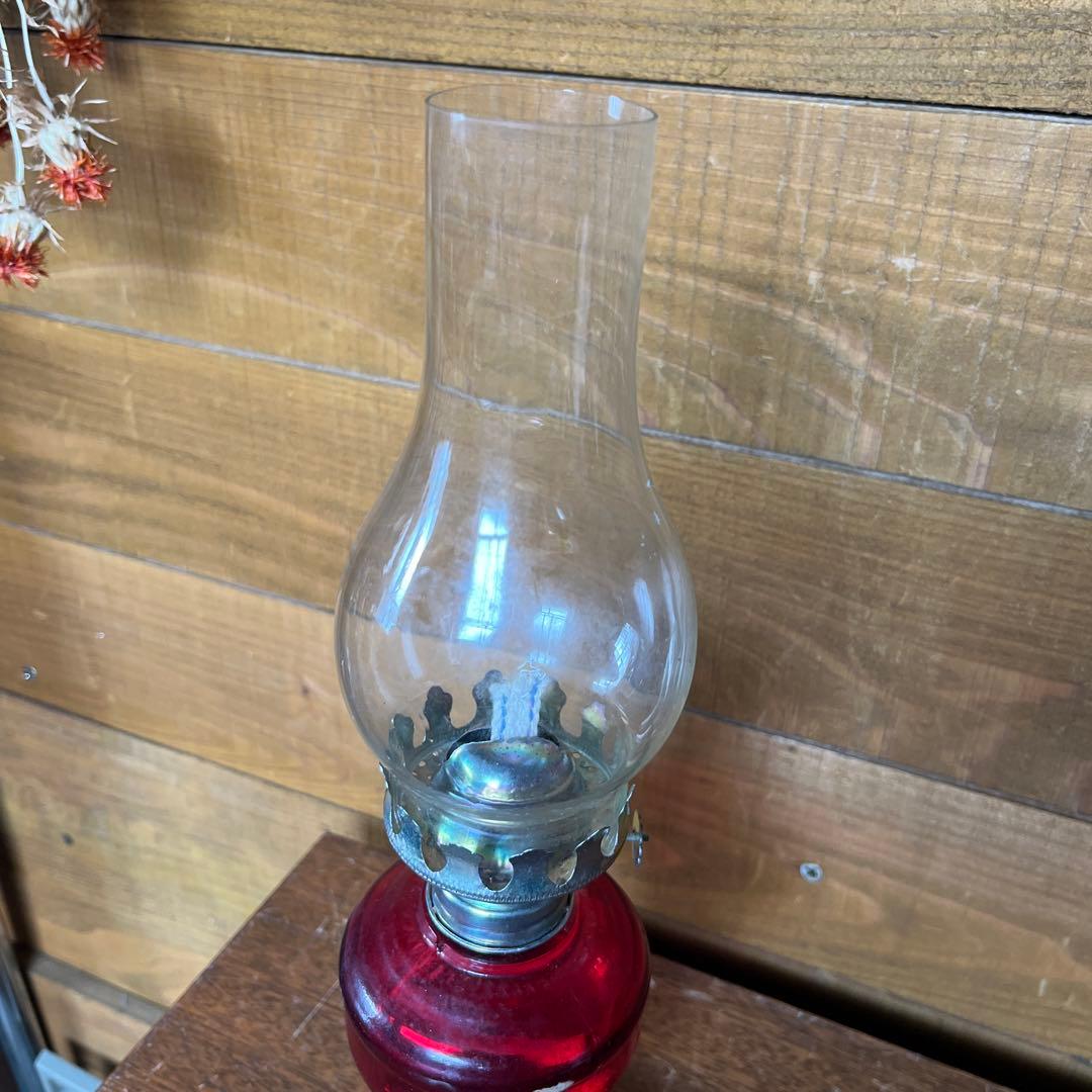 アンティーク　オイルランプ