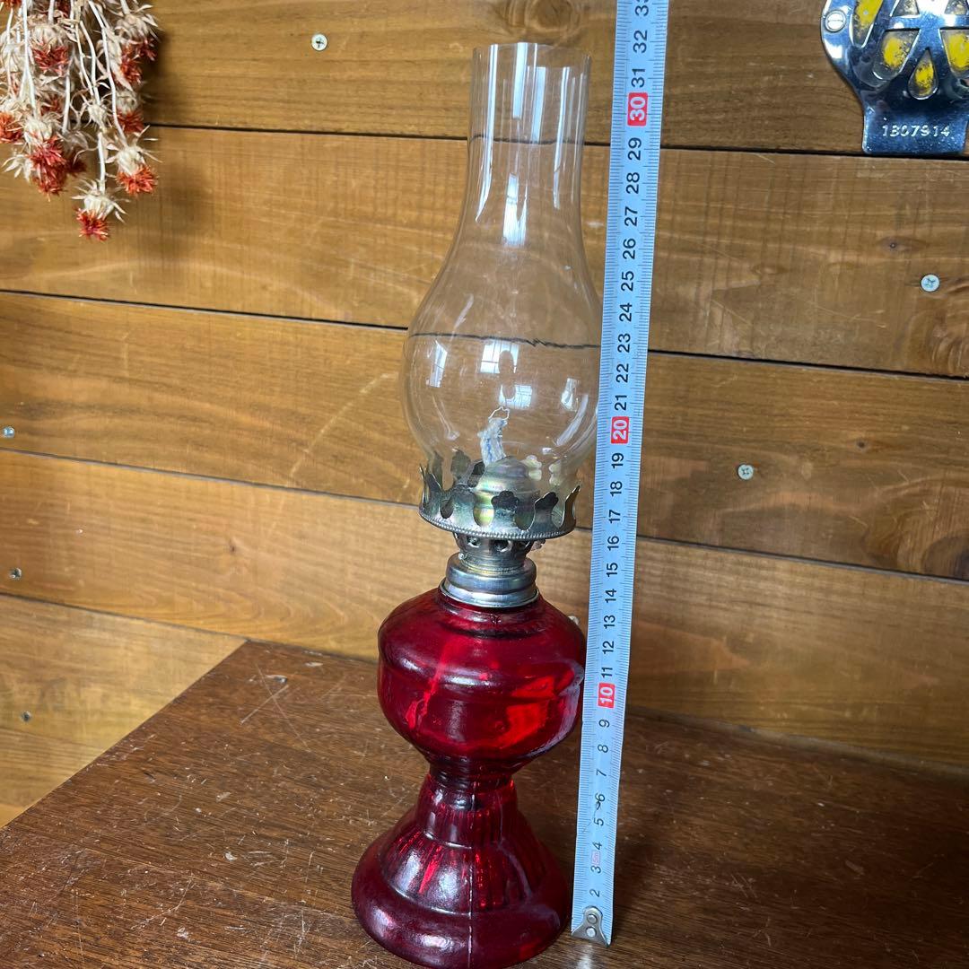 アンティーク　オイルランプ