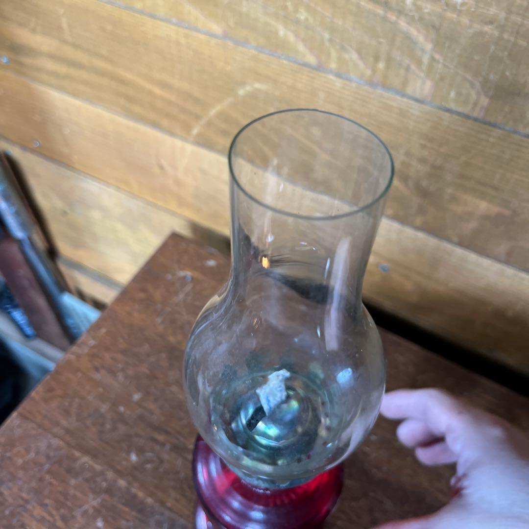 アンティーク　オイルランプ