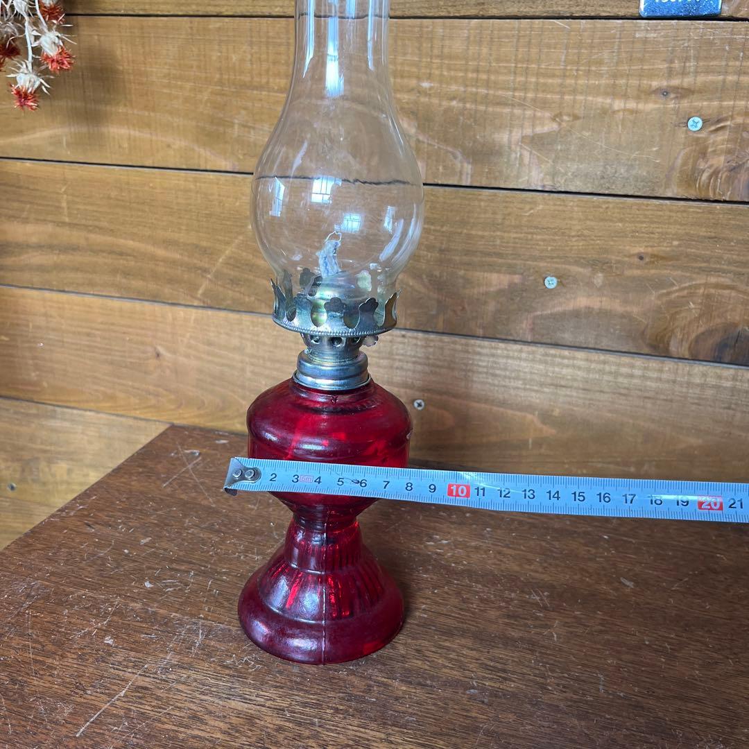 アンティーク　オイルランプ