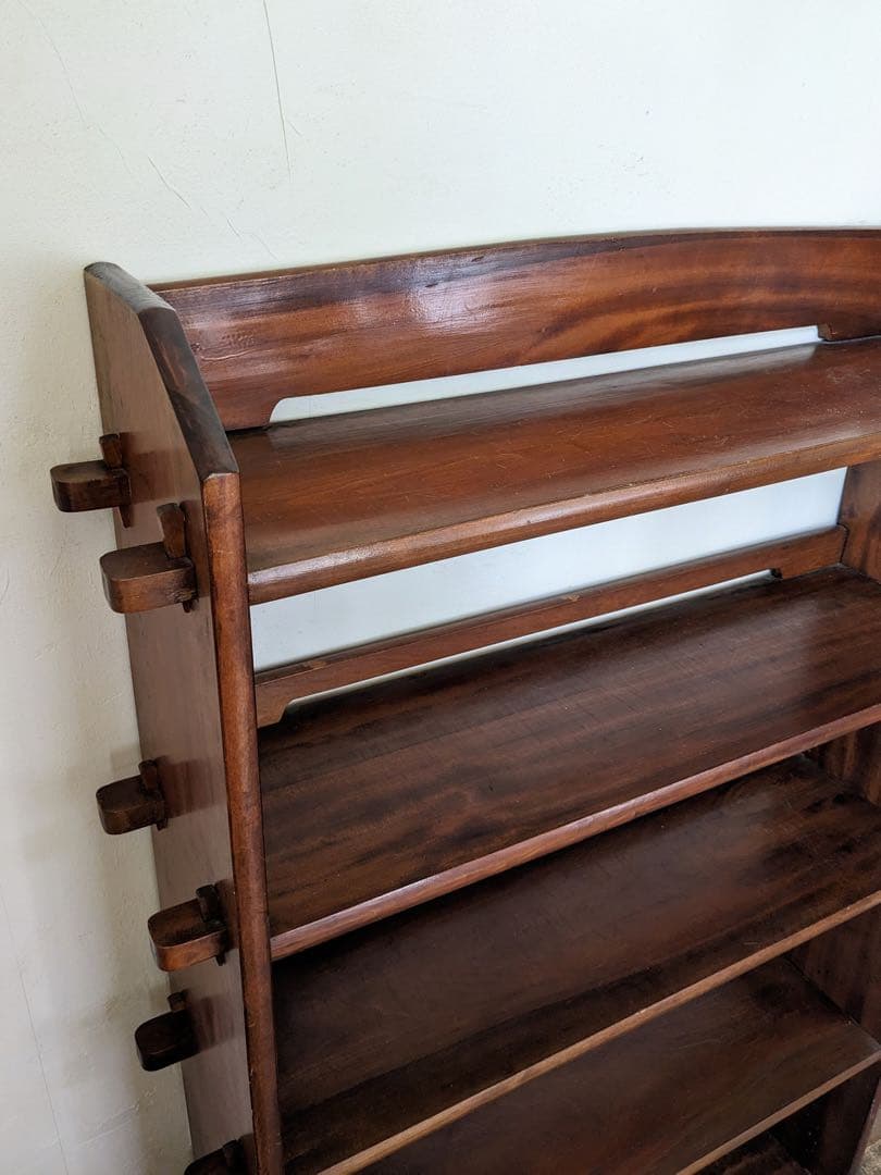 楔の本棚　木製オープンシェルフ　5段