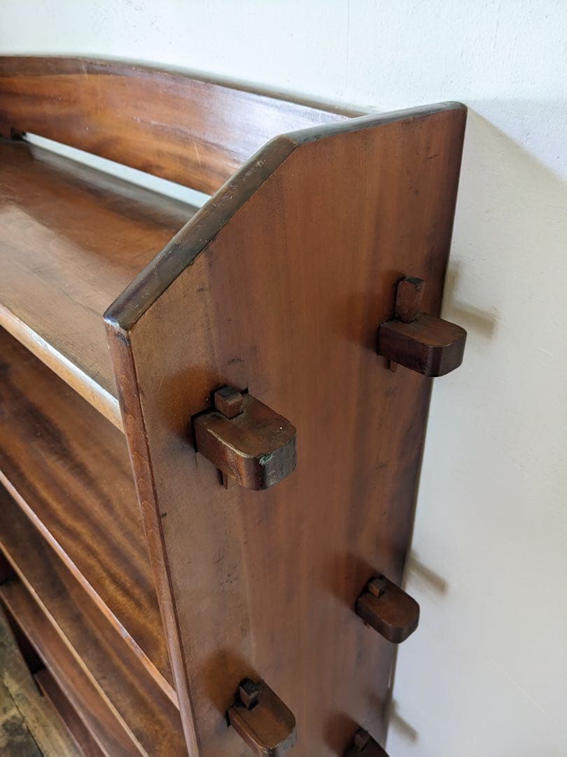 楔の本棚　木製オープンシェルフ　5段