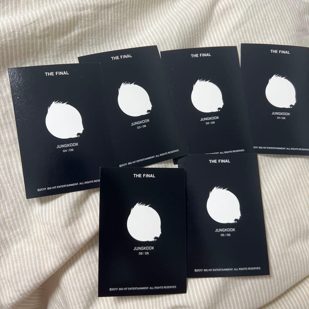 BTS WINGS THE FINAL ミニフォト ジョングク 6枚コンプ - メルカリ