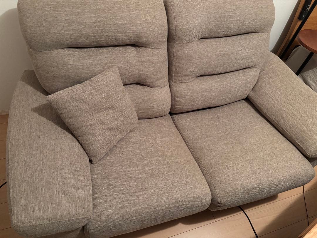 送料25,400円込み！2人用布張りソファ(NポケットA12 H-LO) ニトリ