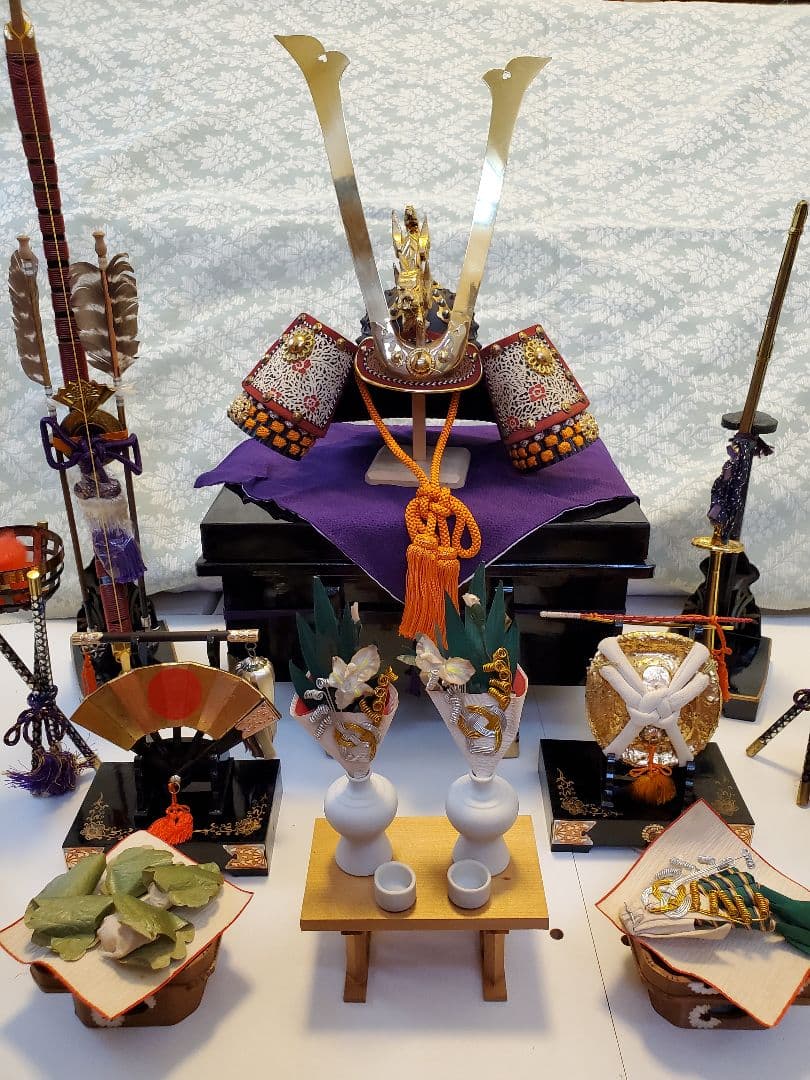 【お値下げしました！】五月人形 兜飾り 端午の節句 弓矢 刀 鯉のぼり セット