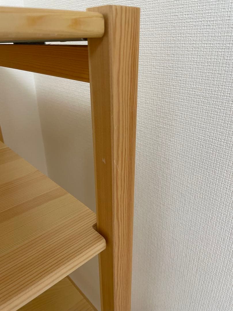 無印良品　パイン材ユニットシェルフ・８６ｃｍ幅・中