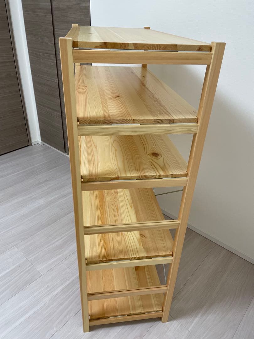 無印良品　パイン材ユニットシェルフ・８６ｃｍ幅・中