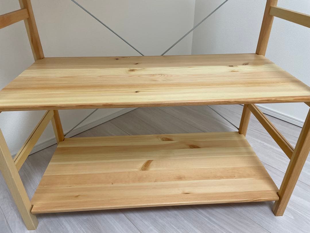 無印良品　パイン材ユニットシェルフ・８６ｃｍ幅・中