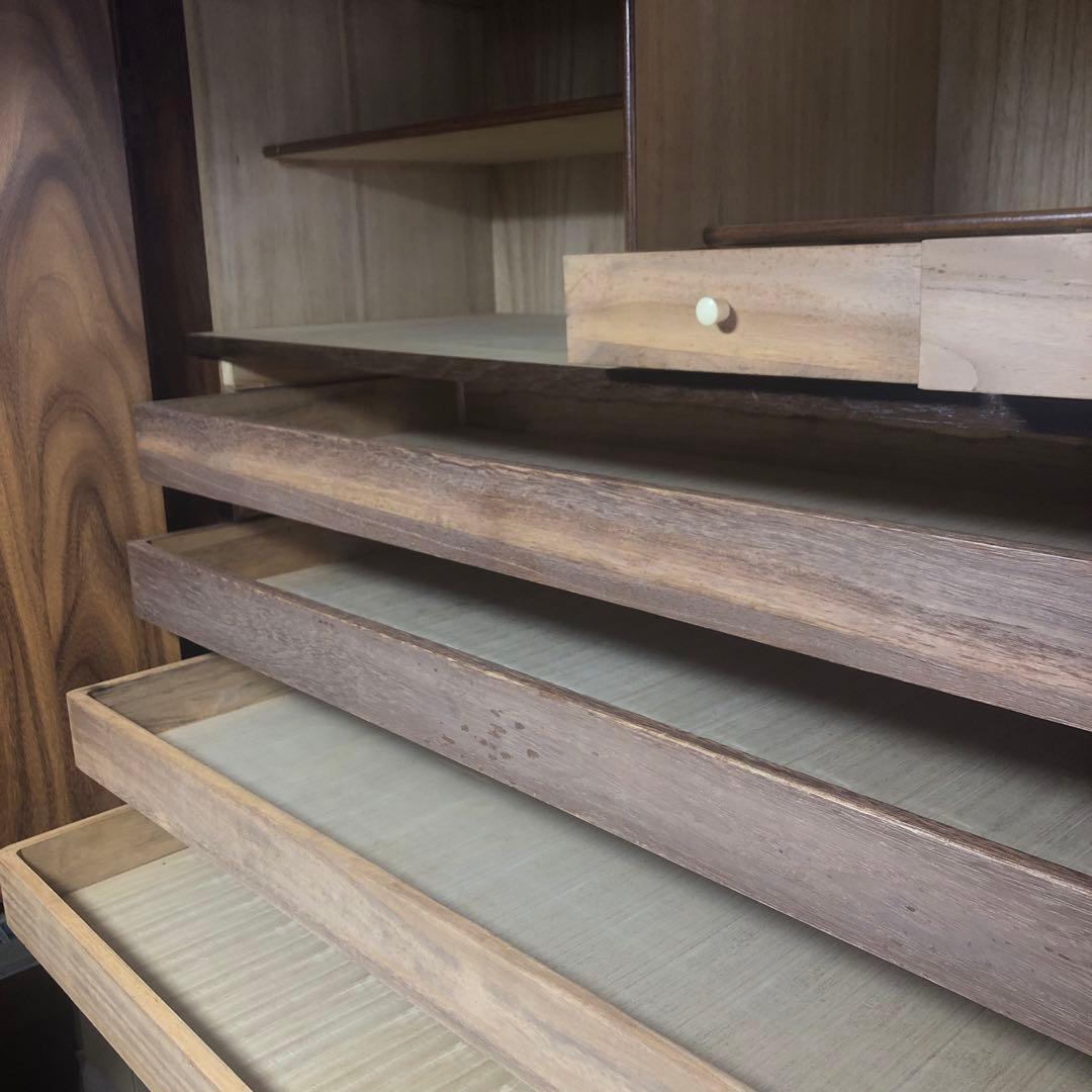 府中家具 マルケイ木工 高級家具 婚礼家具 桐箪笥タンス 着物入 昭和