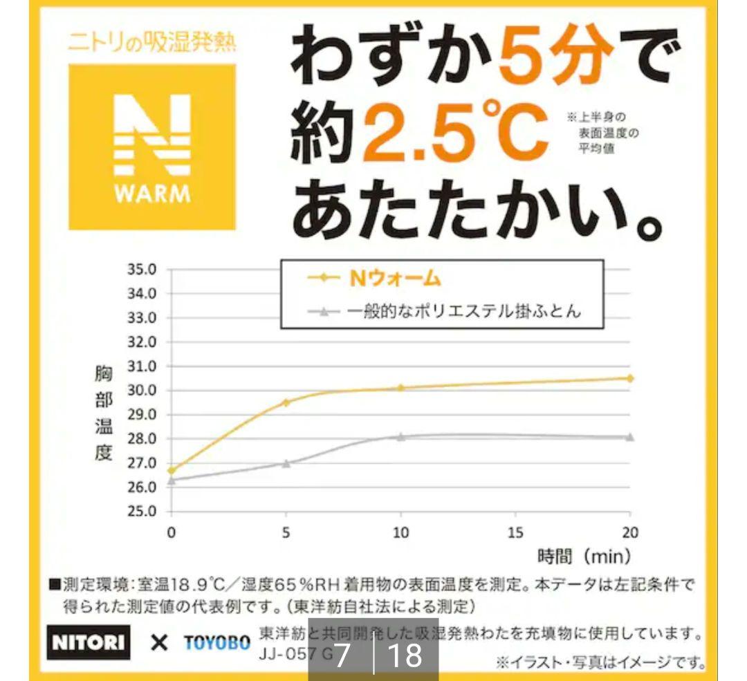 【新品未開封】NITORI　ニトリ　カバーのいらない両面掛け布団　シングル2枚組