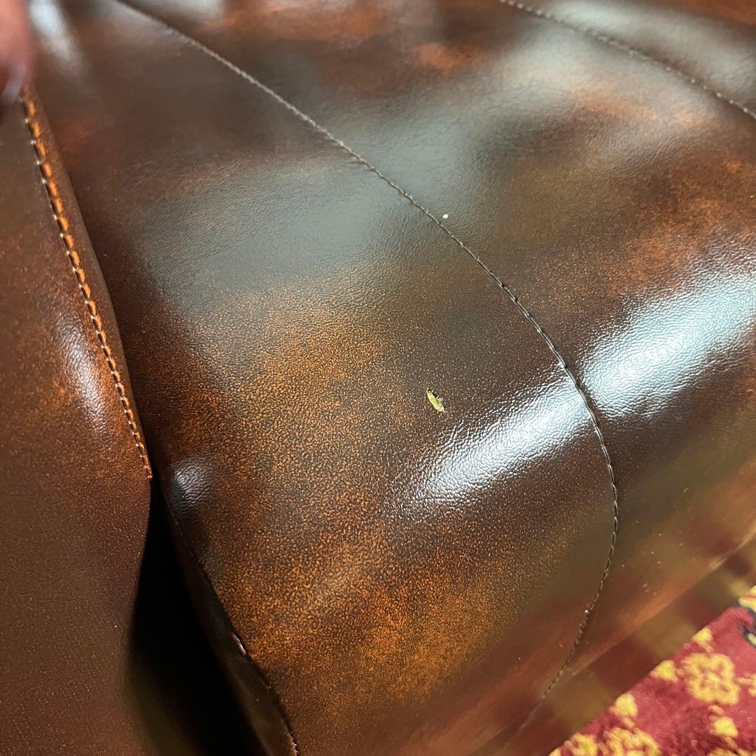 レトロ ソファ アンティーク調 肘掛け木製デザイン ビンテージ家具 昭和レトロ