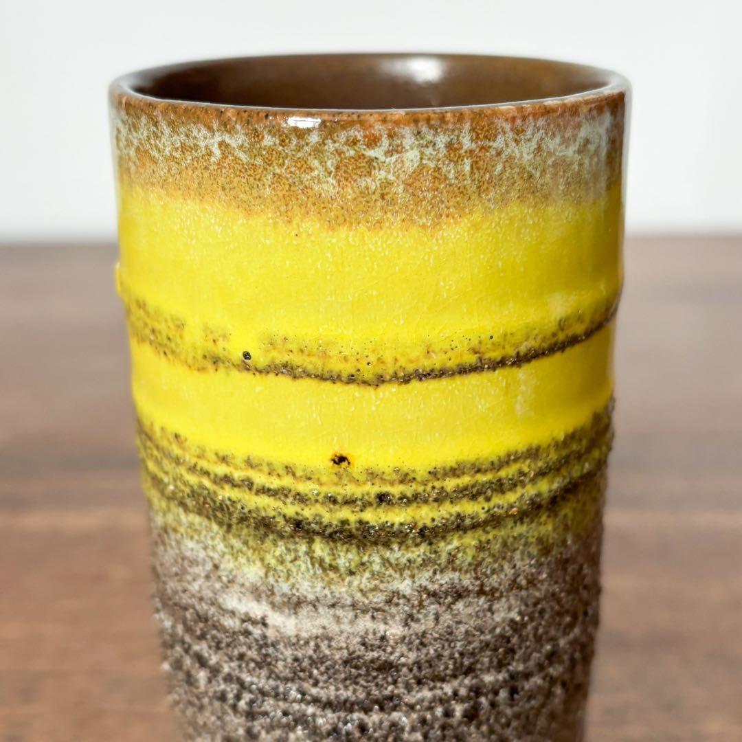 東ドイツ Strehlaの花瓶】Fat lava ミッドセンチュリー 367