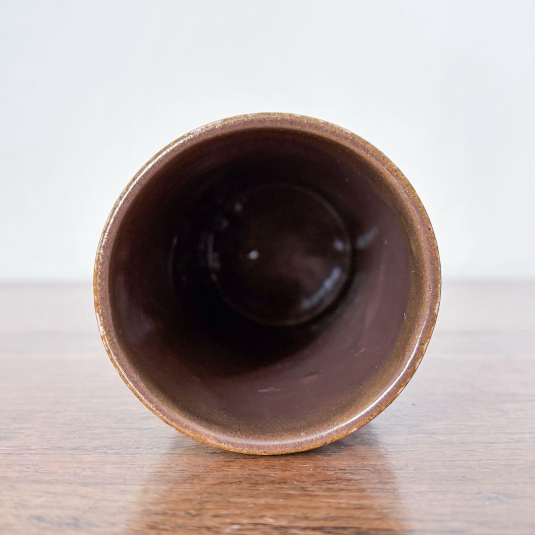 東ドイツ Strehlaの花瓶】Fat lava ミッドセンチュリー 367