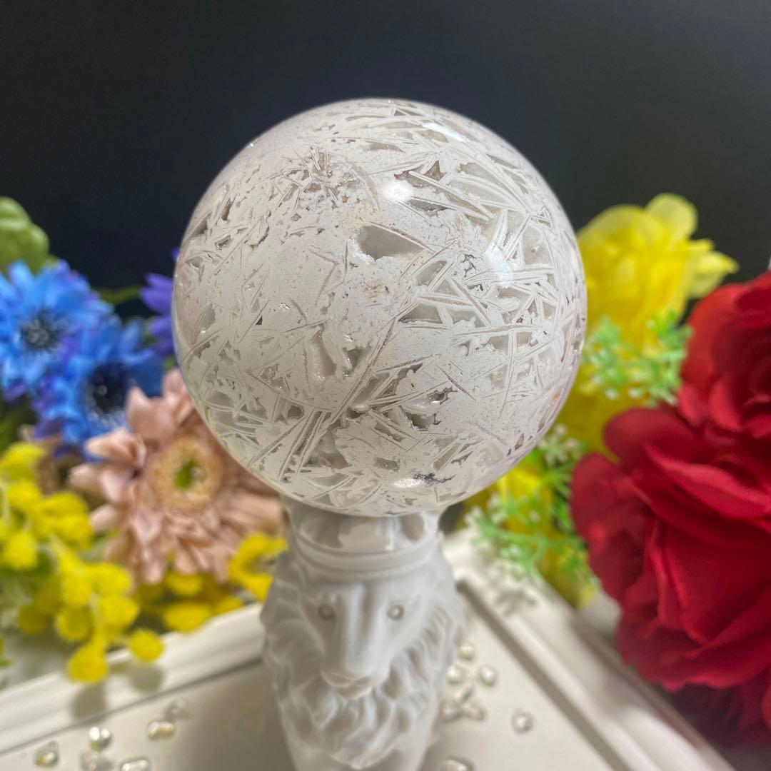 ホワイト メキシカンクレイジーアゲート ①