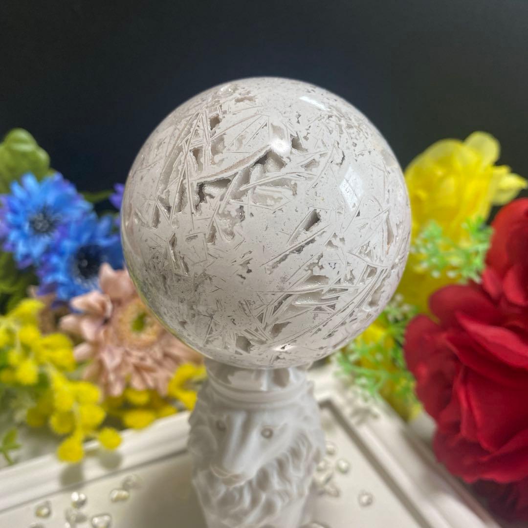 ホワイト メキシカンクレイジーアゲート ①