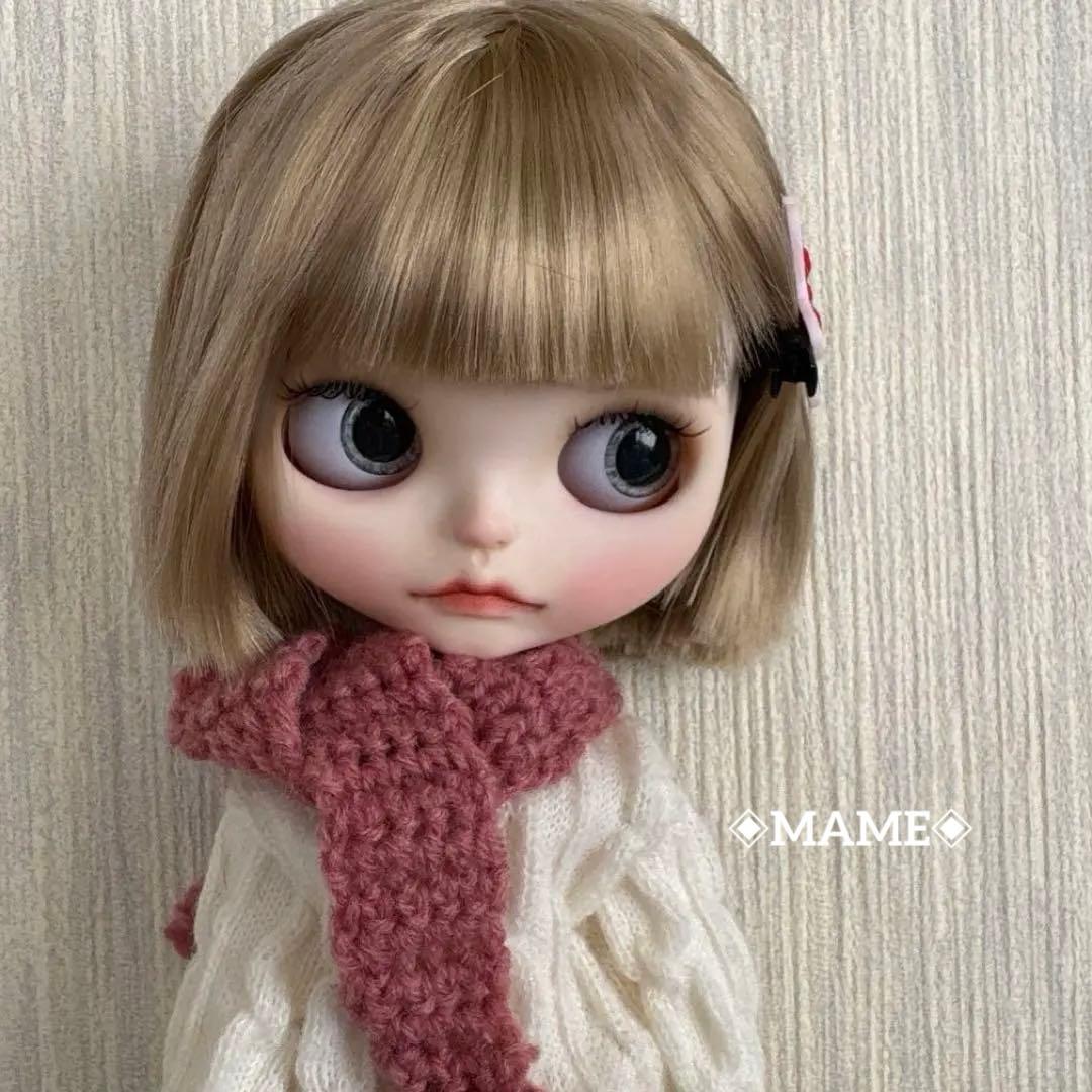 アイシードールカスタム♡白肌・ゴールドボブ♡