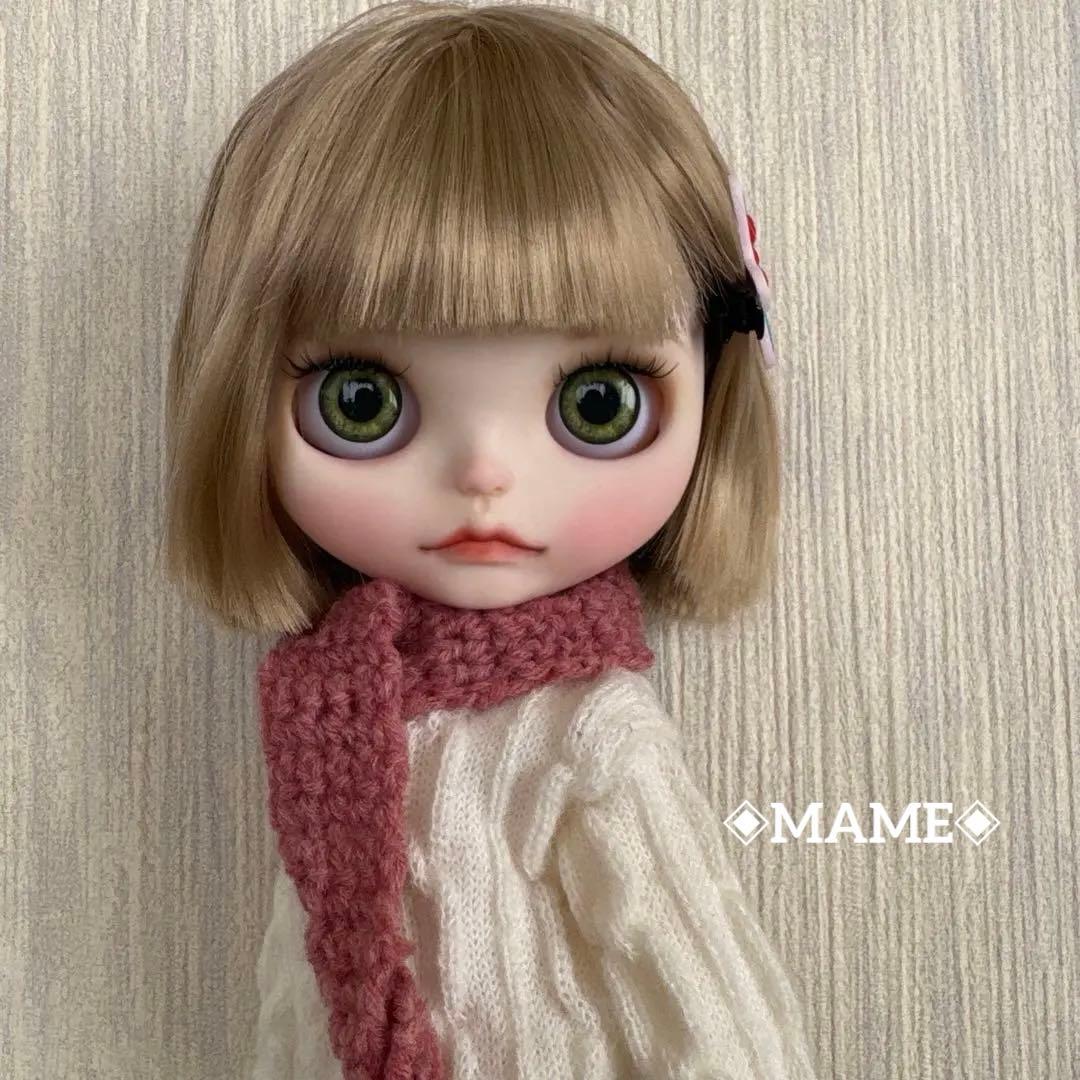 アイシードールカスタム♡白肌・ゴールドボブ♡