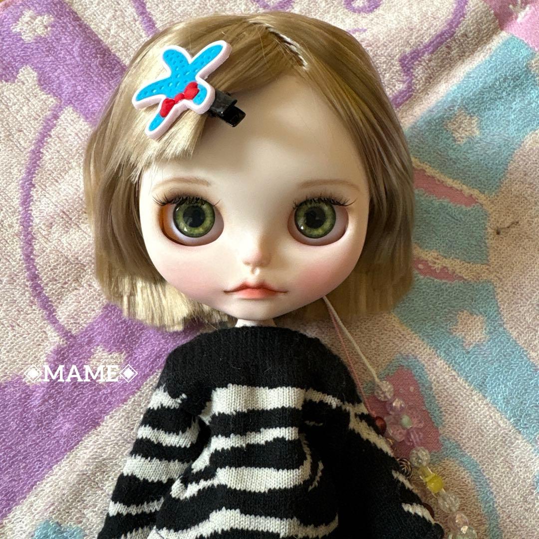 アイシードールカスタム♡白肌・ゴールドボブ♡