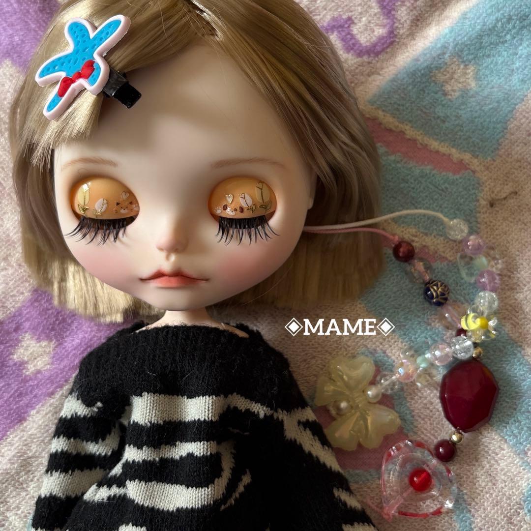 アイシードールカスタム♡白肌・ゴールドボブ♡