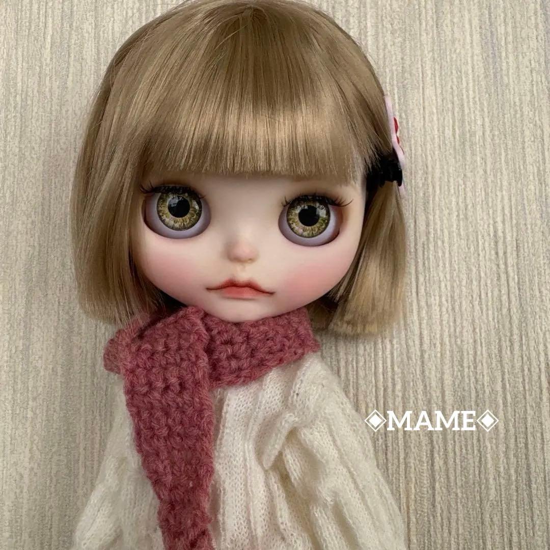 アイシードールカスタム♡白肌・ゴールドボブ♡