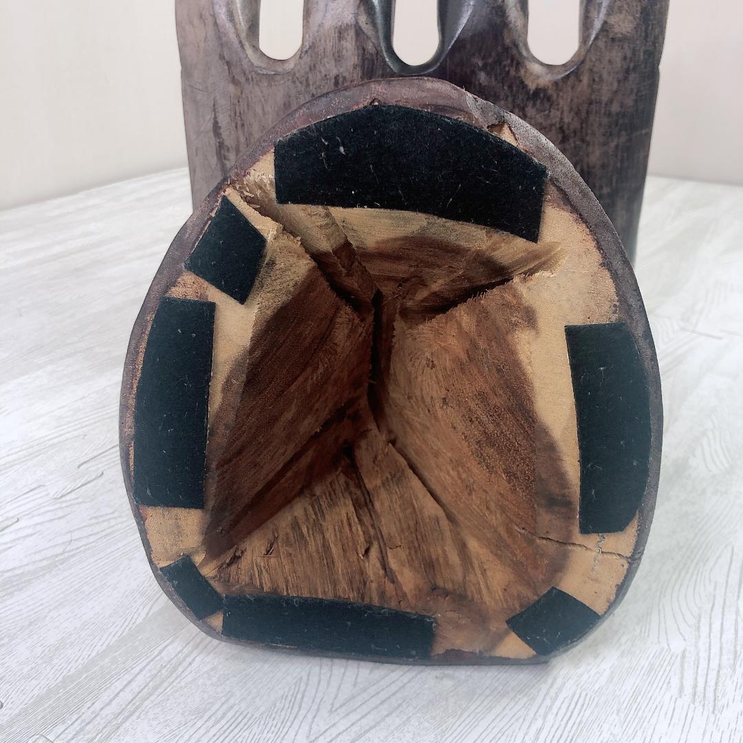 アジアン ハンドチェア 木製 インテリア 木製オブジェ 置物