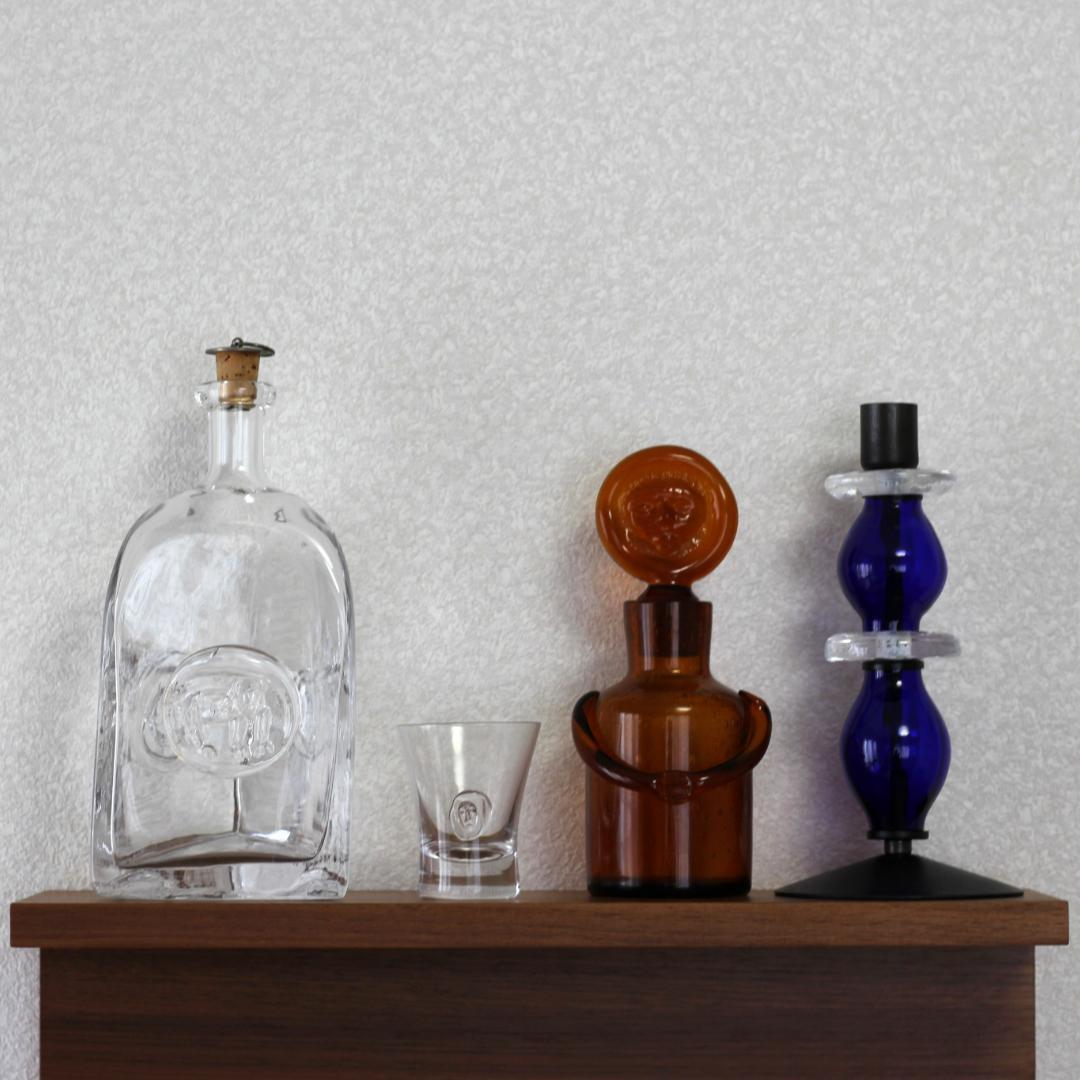 【貴重】エリックホグラン　Erik Hoglund　最初期作品　三角デキャンタ