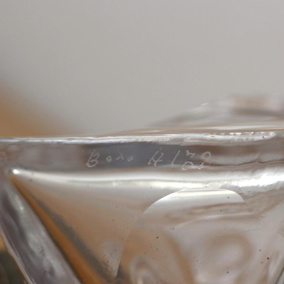 【貴重】エリックホグラン　Erik Hoglund　最初期作品　三角デキャンタ