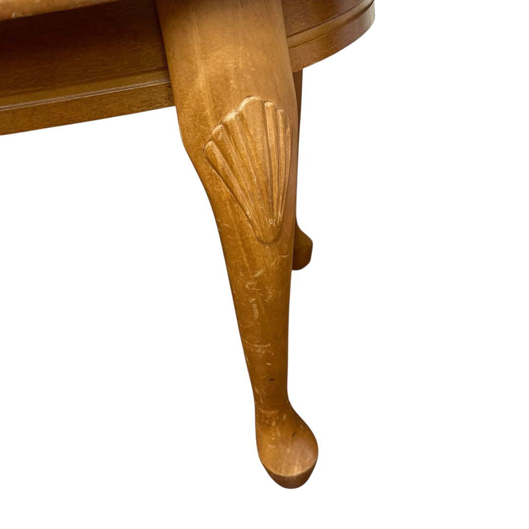 稀少品✨早い者勝ち❣️イタリア製 ローテーブル 大理石 ロココ調　猫足 おしゃれ