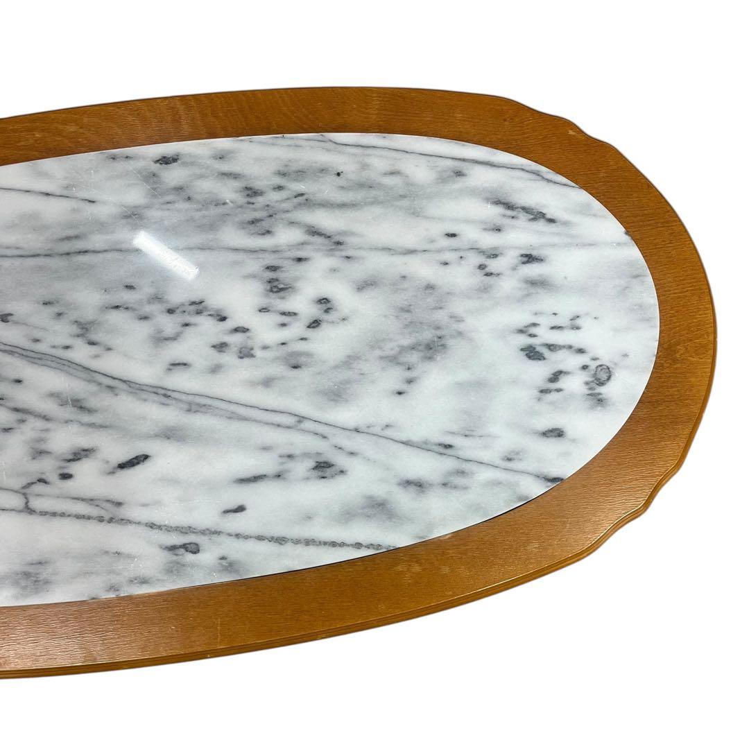 稀少品✨早い者勝ち❣️イタリア製 ローテーブル 大理石 ロココ調　猫足 おしゃれ